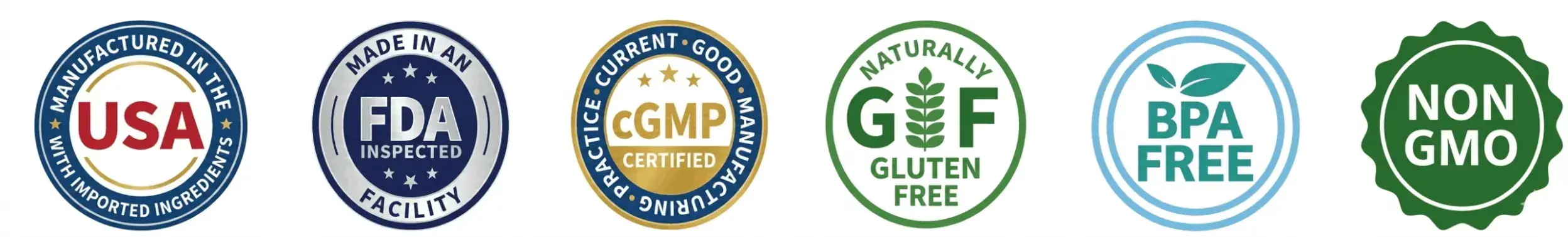 Meta Trim BHB bottle with gluten free, non GMO, GMP certified, vegan badges